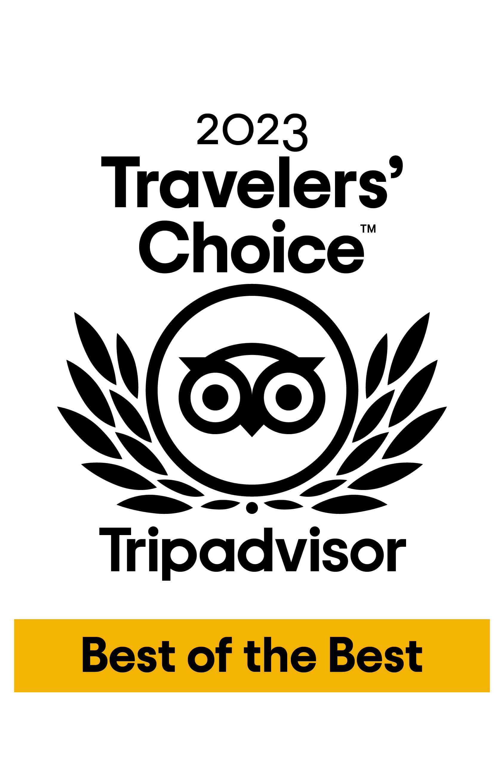 TripAdvisor Travelers' Choice 2023